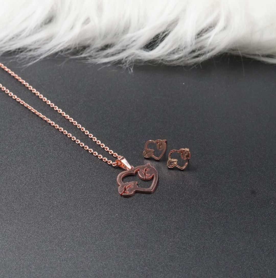 Miniatura 2 de JUEGUITO ECO CORAZON HOJA ROSADO